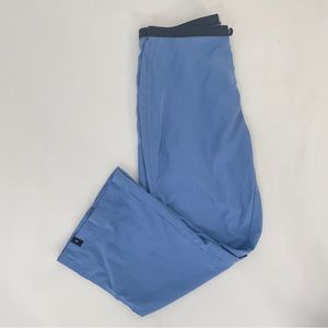 Royal Robbins Pants Womens 4 Blue Crop Capri Hiking Button Fly Poly Nylon Travel
